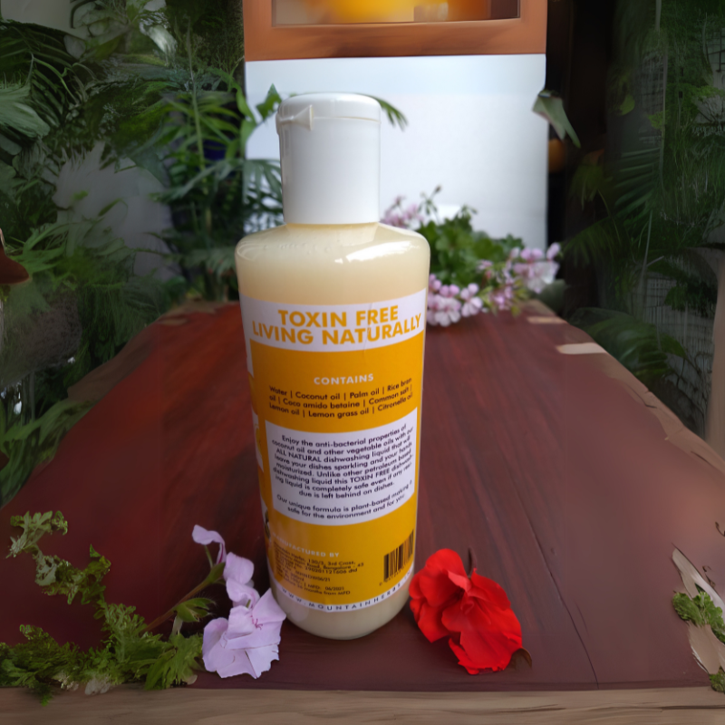 Natural Handmade Dish Washing Liquid 300 ml - Image 2